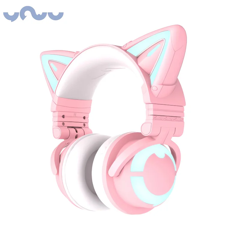 Беспроводная игровая гарнитура YOWU 3G, управление через приложение, RGB подсветка, 7,1 микрофон, Bluetooth 5,0, профессиональная гарнитура с Виртуальным аудио наушниками