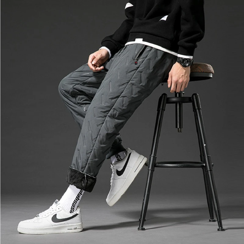 New Big Size Winter Pant Men Thick Fleece Lined Jogger Cotton Padded Warm Work Trouser Male Plus Large Sweatpant 9XL 10XL Autumn 6