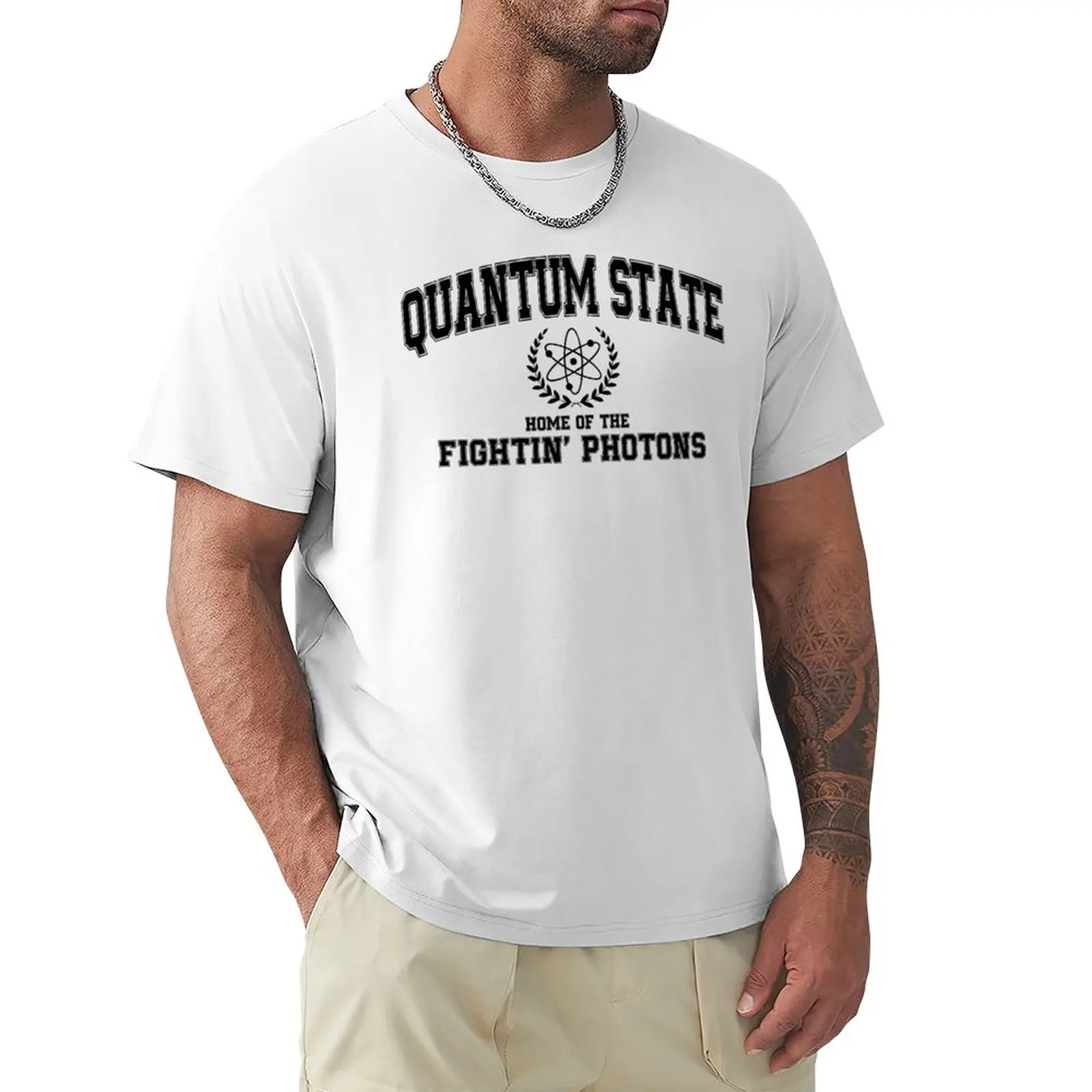 

Квантовое состояние, футболка с изображением дома сражений Photons, топы, эстетическая одежда, мужские футболки с рисунком