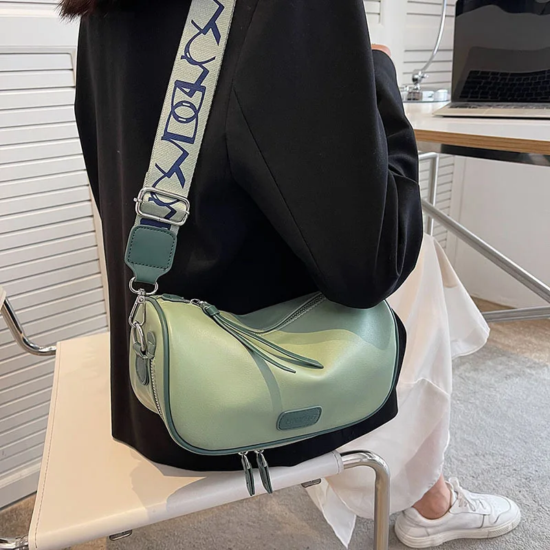 Fashion Trendy Texture Cross-Bod Niche High-End sense shoulder Popular Versatile Armpit Bags For Women