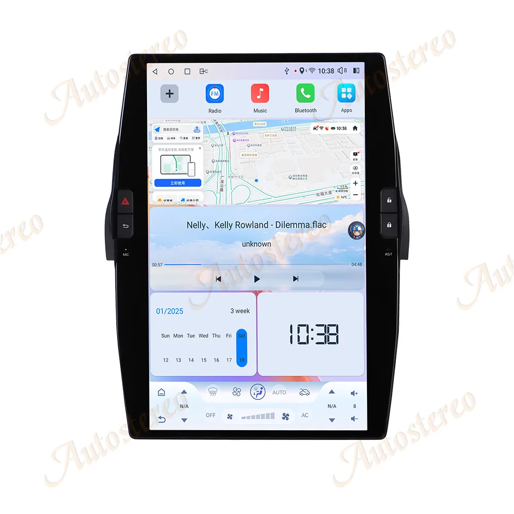 14.4 inch Carplay Android 14 For Chevrolet Camaro 2010-2015 Tesla Screen Car GPS