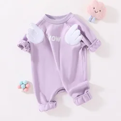 Cute Wing Newborn Baby Clothes Bodysuit Boy Girl Romper Spring Costume Toddler Jumpsuit Infant Pajamas Baby One-Piece 0-3years