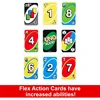 UNO Flex Card Game Fun Games for Adult And Party Game Night 2 To 6 Players​ Child New Year gift fun toy 5