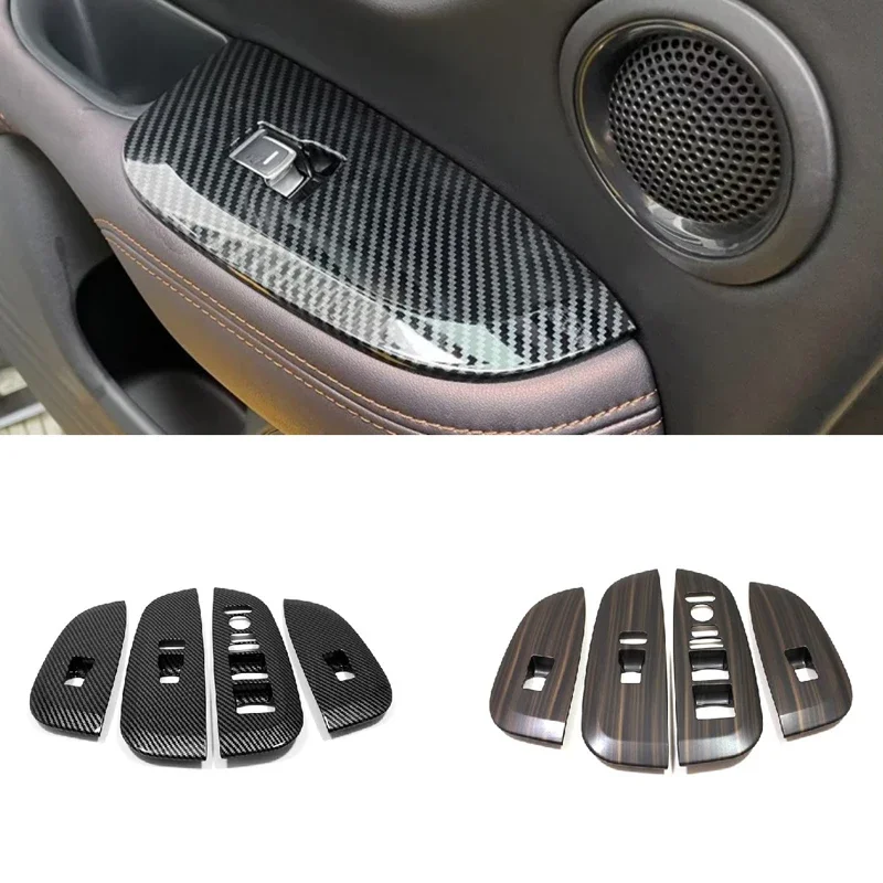

Accessories ABS Carbon Window Control Panel Glass Lift Switch Cover Trim Car Styling For Honda American Version HR-V HRV 2023
