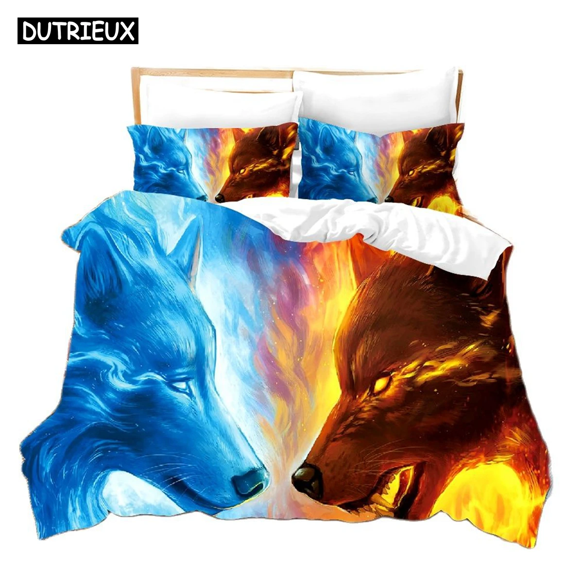 

3D The Wolf Series Bedding Sets Duvet Cover Set With Pillowcase Twin Full Queen King Bedclothes Bed Linen