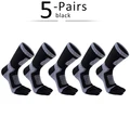 5 Pairs black
