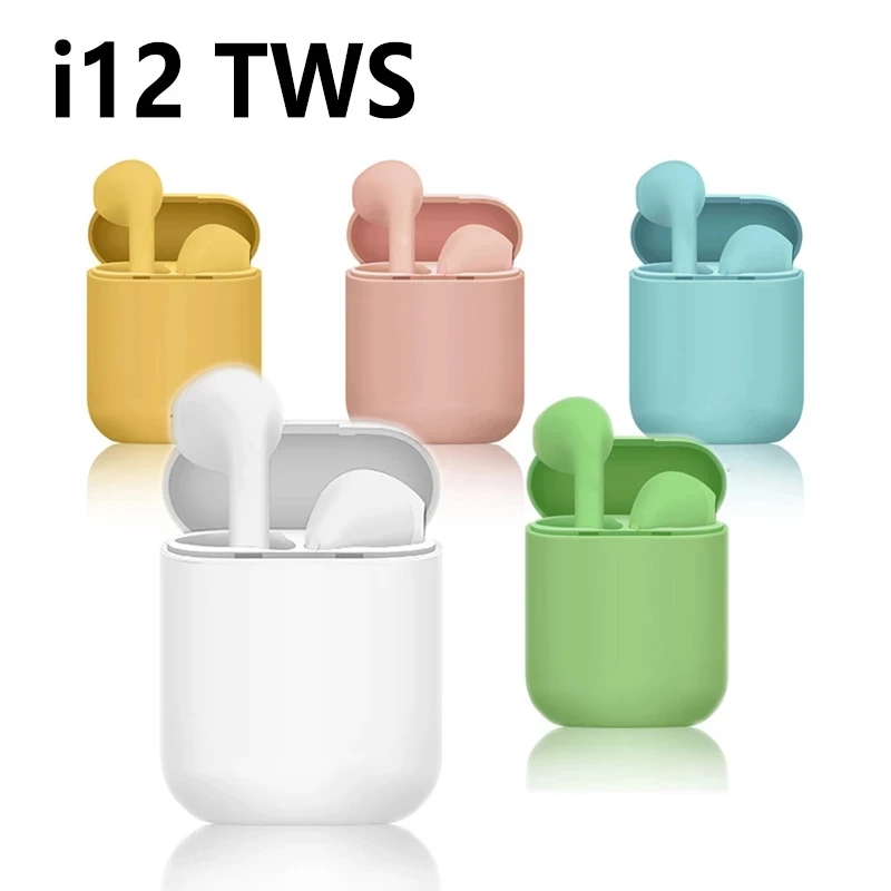 i12TWS Headphones Bluetooth Earphone I12 Stereo 5.0 Wireless Headset with Charging Box for IPhone Android Xiaomi lg Smartphones |