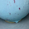 Ceramic vase Jun China decoration ice crack open pieces Purple vase with big mouth and big belly High 24 cm 3