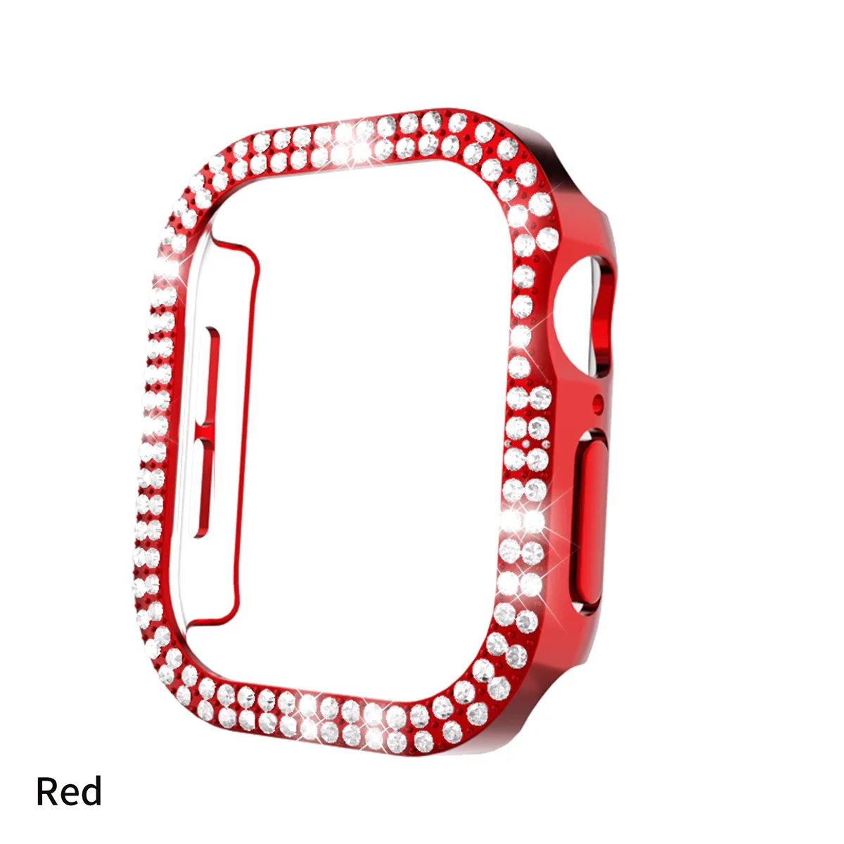 Bling Double Diamond Crystal Protective Bumper Case