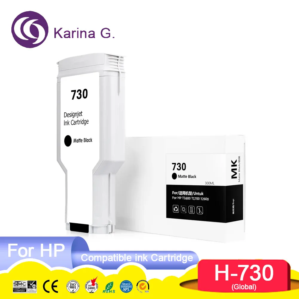 730 P2V71A P2V73A P2V72A P2V70A Premium Color Compatible Ink Cartridge For 730 F