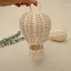 55KF Rattan Hot Air Balloon Hand Woven Charm for Creative Pendant Ornament for Indoor Outdoor Garden Yard Decor 5