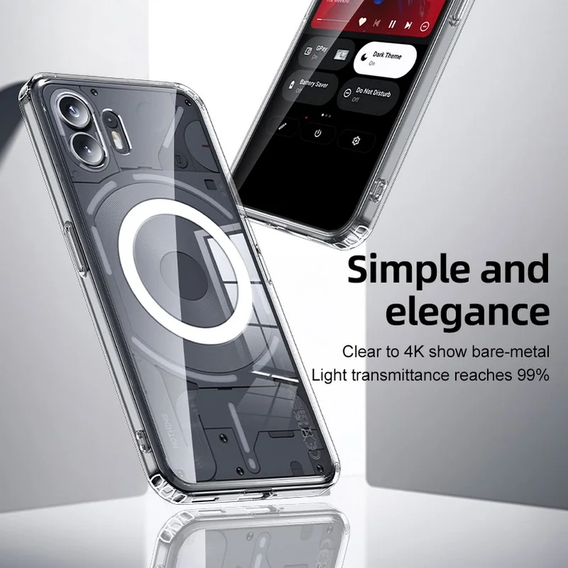 Magsafe Magnetic Wireless Charging Acrylic Case with Translucent Matte Finish