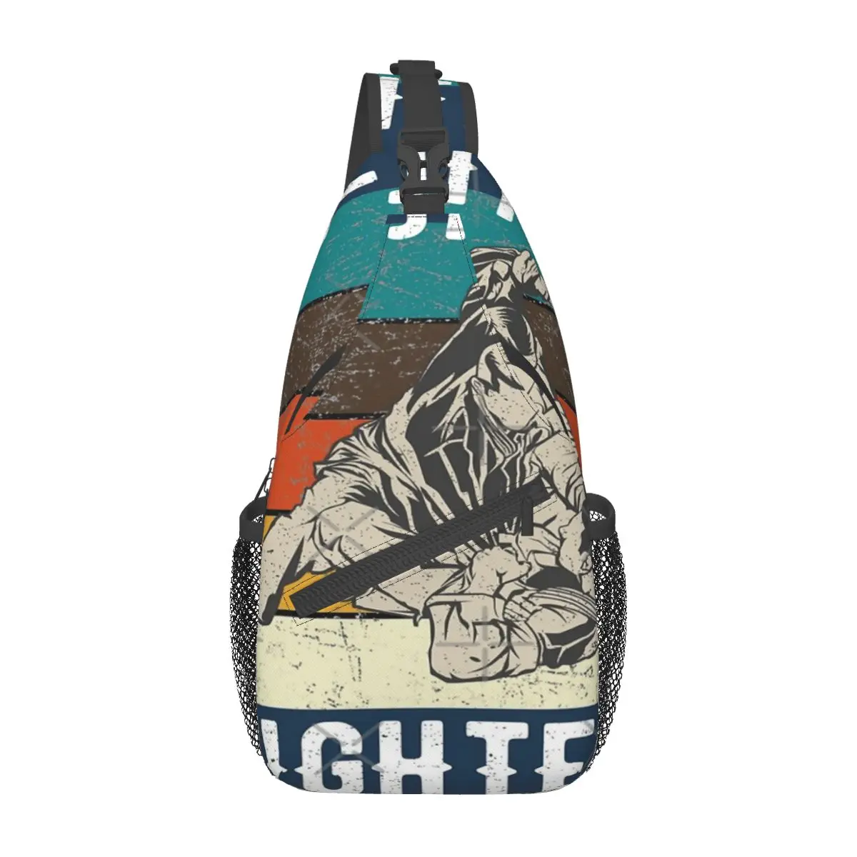 

Jiu Jitsu Shirts Aggressive Cuddling Vintage Chest Bag Retro Durable Daily Nice gift Multi-Style
