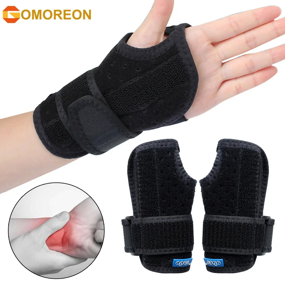 

Wrist Brace Carpal Tunnel Support Stabilizer Protector with Metal Splint for Tendonitis CTS Wrist Sprain Fractures Pain Relief