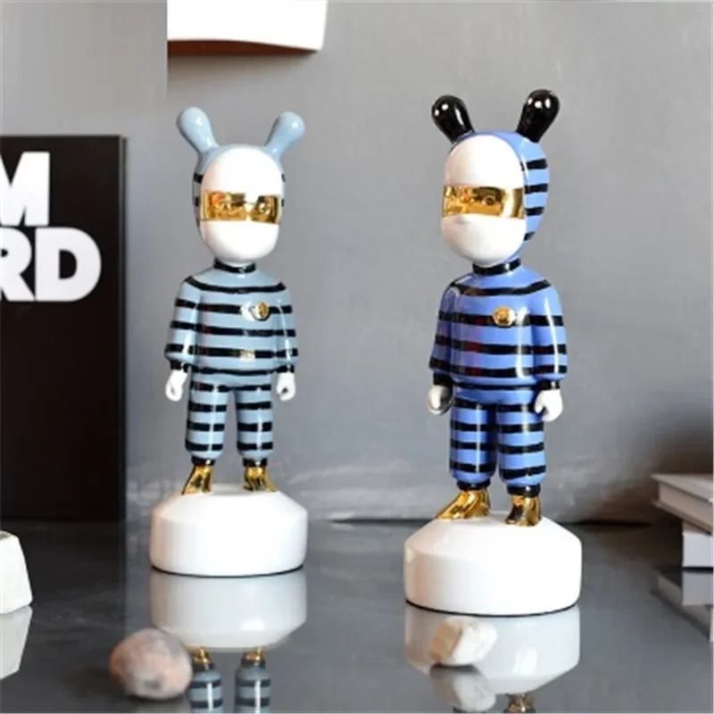 

MOUSE FRINGE LITTLE PERSON FULL-LENGTH PORTRAIT STATUE ABSTRACTION CUTE CARTOON FIGURES RESIN ART&CRAFT HOME DECORATIONS