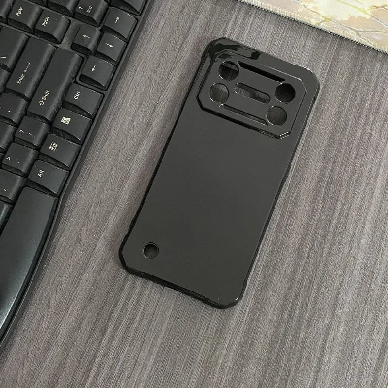 Ultra-Thin Black Transparent TPU Silicone Protective Case