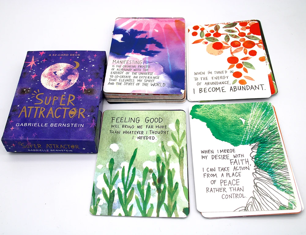 Super Attractor Oracle Deck Angels and Ancestors Oracle Cards Fortune Telling Game Divination Tools Card Game Gabrielle Bernstei 5