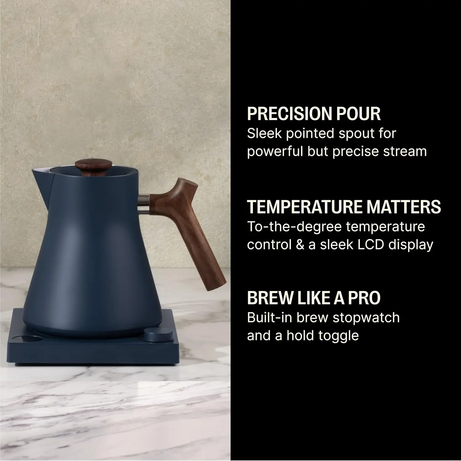 Corvo EKG Electric Tea Kettle - Electric Pour Over Coffee and Tea Pot-Quick Heating Electric Kettles-Temperature Control & Built 2