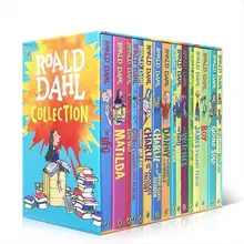 

The latest edition of all 16 volumes English version Roald Dahl The Great Fox Dad Children's Literature Extracurricular Books