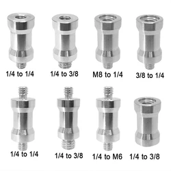 1/4 to 3/8 M6 M8 Flash Bracket Conversion Screw Tripod Ballhead Camera Screw Aluminum Alloy Live Streaming Bracket  Accessory