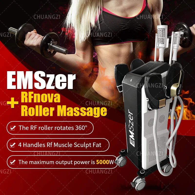 

EMSzero Inner Ball Roller Machine 2 In 1 Muscle Building Electromagnetic Weight Loss Machine Body Slim Sculpting for Commercial