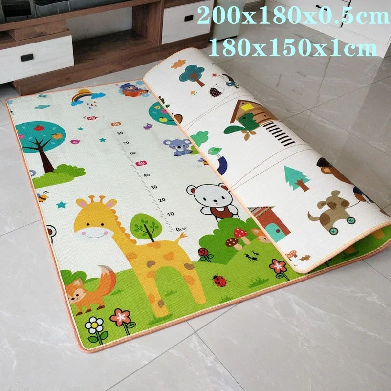 Thickening Large Size Baby Play Mat Toy for Children Safety Rug Playmat Developing Mat Baby Room Crawling Pad Folding Mat Carpet