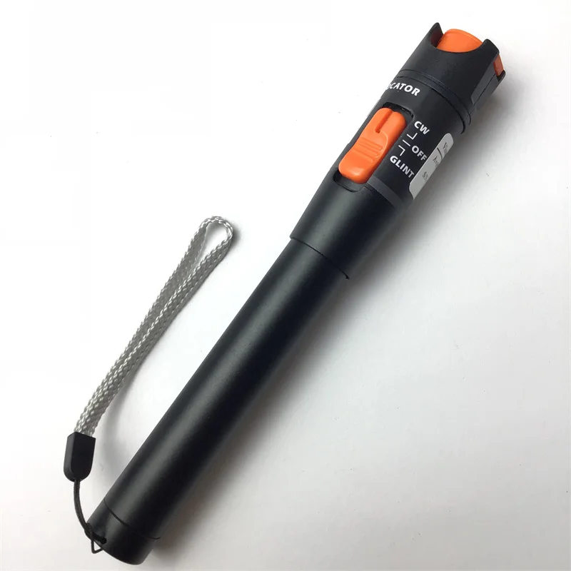 Fiber Optic Cable Tester Pen, Visual Fault Locator, VFL Detection Light, Mini Red Light Pen, 10 km
