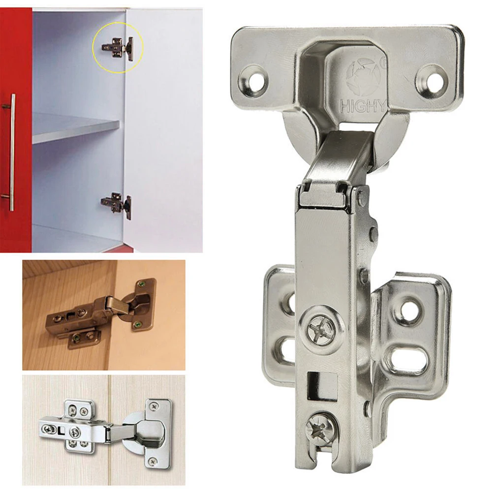 Door hinges stainless steel hinges gas spring hinges nylon hinges gas strut hinges plastic hinges 1 Pcs safety door hydraulic hinge soft close full overlay kitchen cabinet cupboard