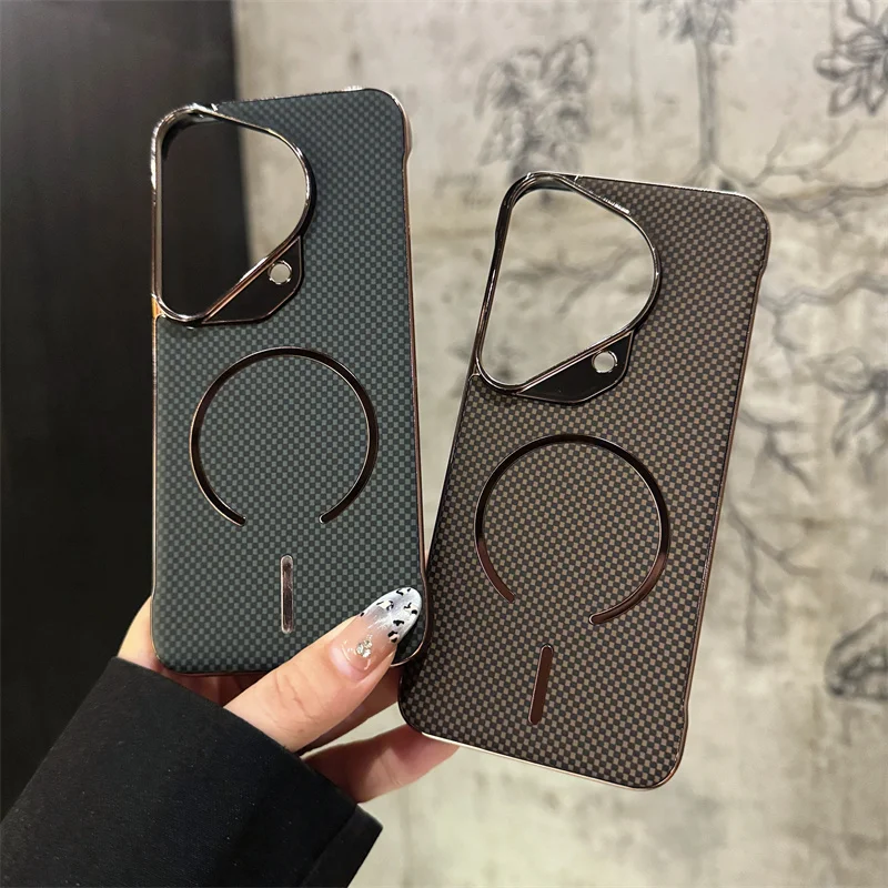 Slim Matte Frameless Magnetic Wireless Charging Case Cover