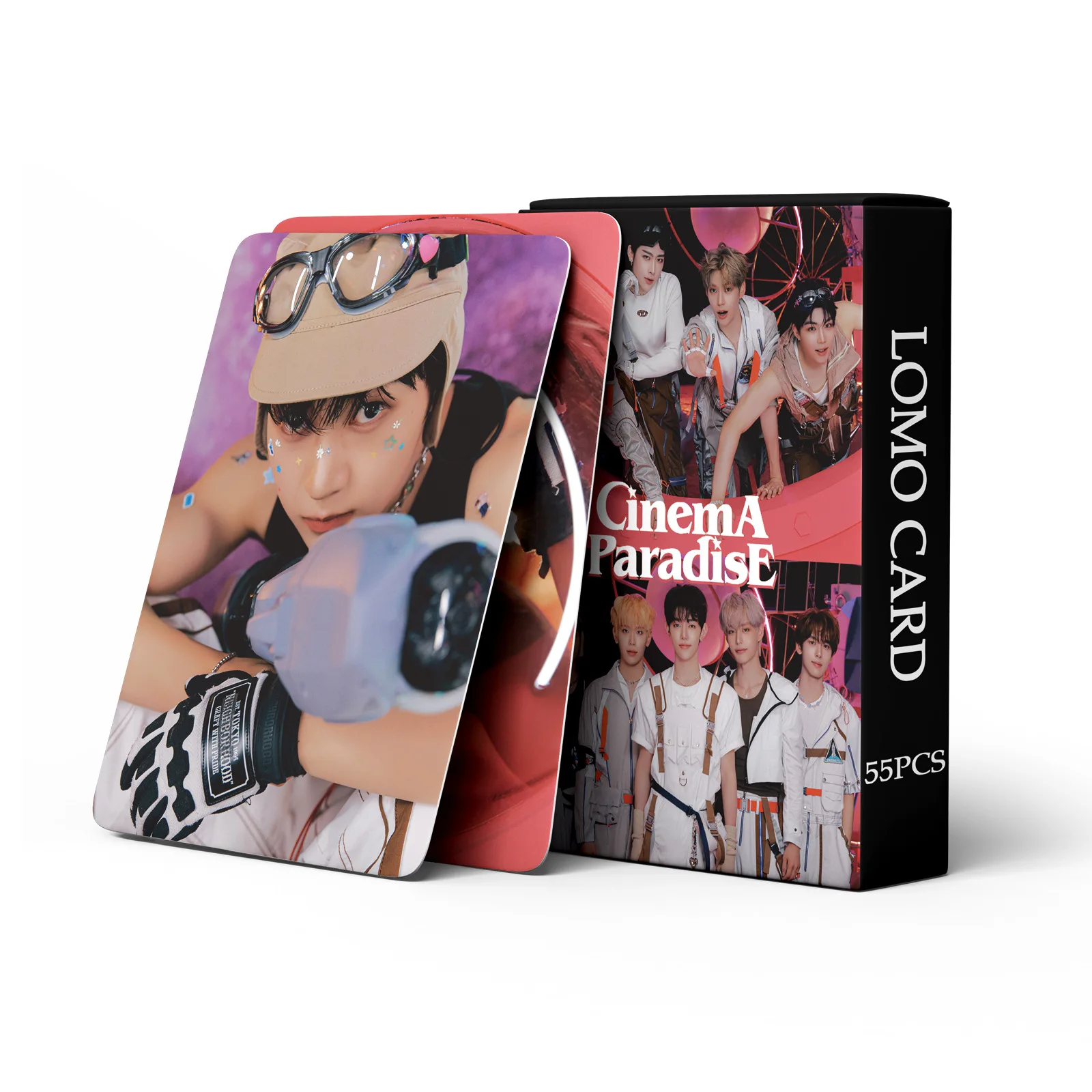 55pcs/set Kpop ZB1 1st Album YOUTH IN THE SHADE ZEROBASEONE New Album Lomo Cards Double Side Print Photo Cards album cards lomo cards