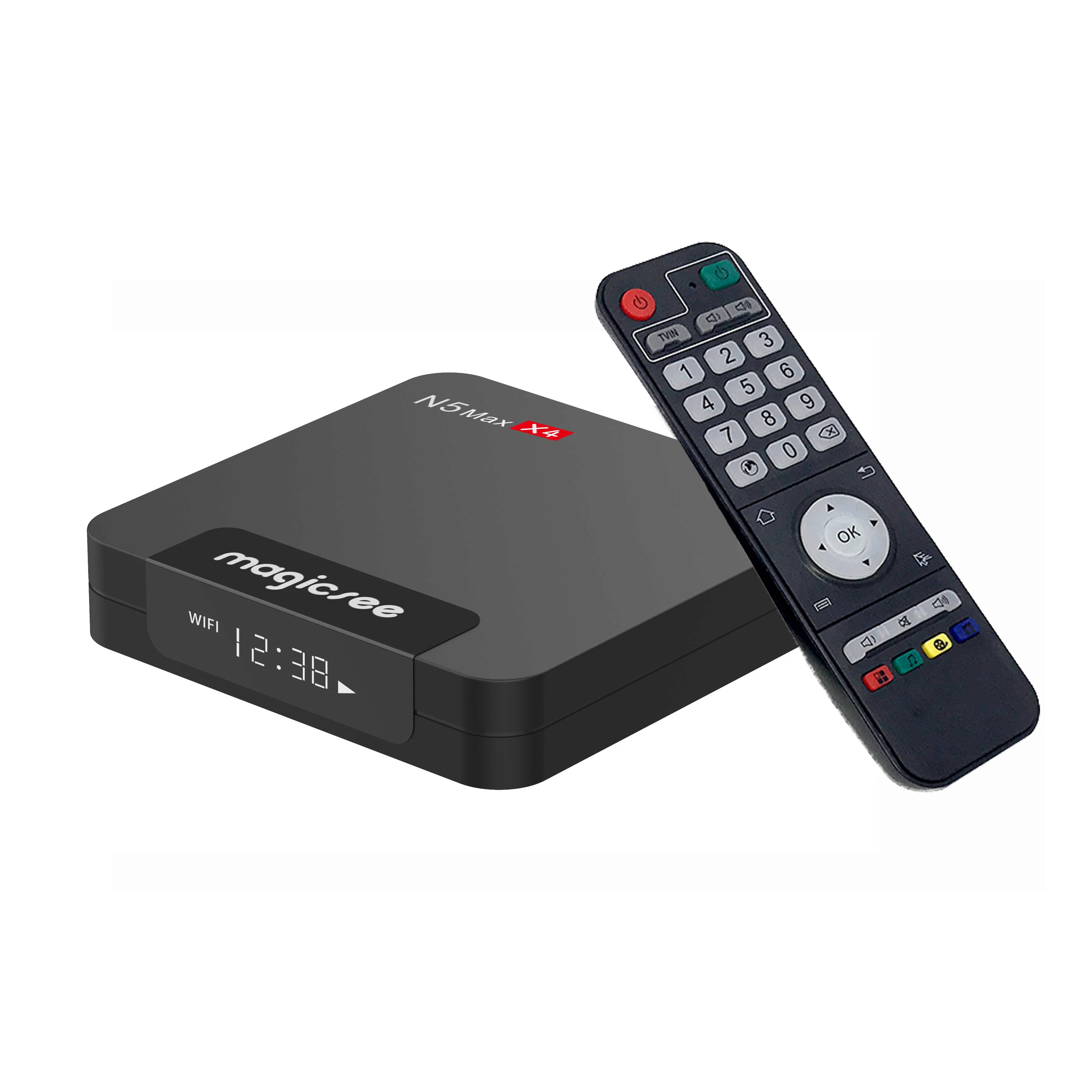 

Приставка Смарт-ТВ Magicsee N5max X4, 4 + 32/64 ГБ, Android 11