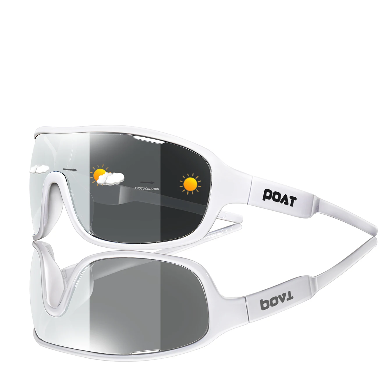 Photochromic Fishing Sunglasses For Men And Women Outdoor Road Sports Cycling Running, Hiking Windproof Goggles