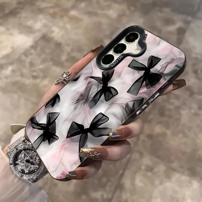 Elegant Lace Bowknot Laser Phone Case