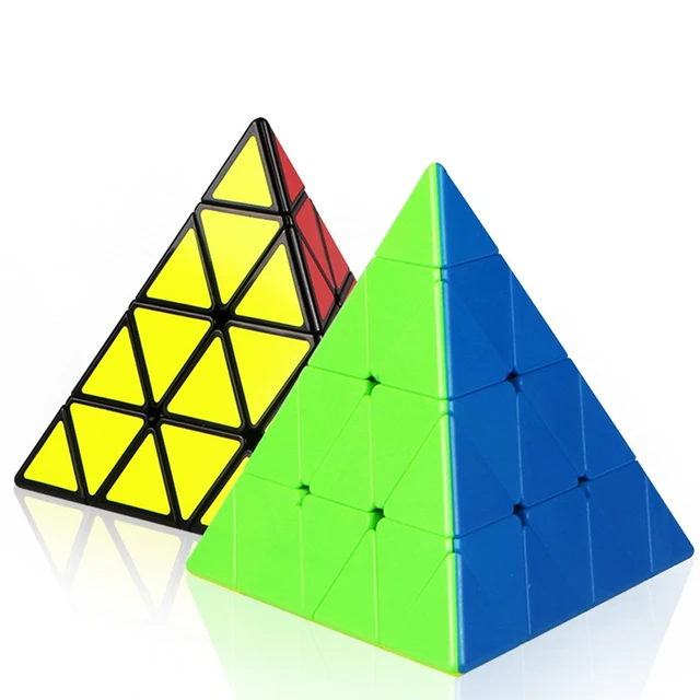 Qiyi 4x4x4 Pyraminx Speed Cube Professional QIYI Pyramid 4x4 Magic Cubes  Puzzle Stickerless Children Education Gift