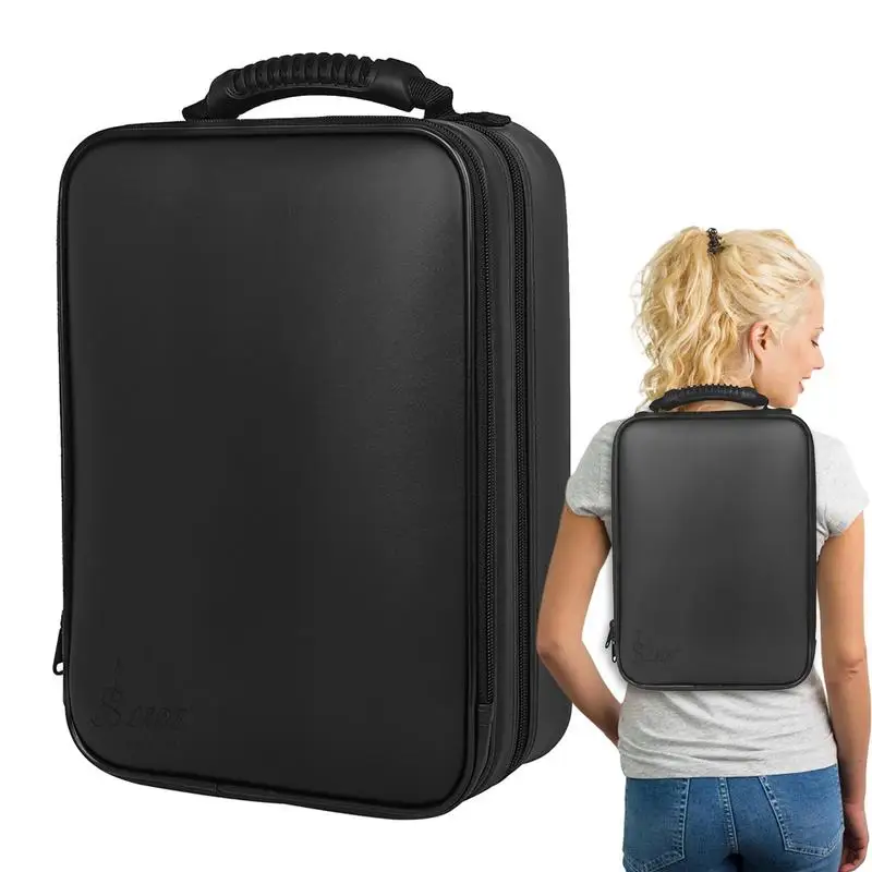 

Чехол для кларнета Gig сумка ПУ рюкзак Водонепроницаемый кларнет чехол для путешествий на открытом воздухе ветрозащитный ящик для хранения инструментов Универсальный