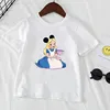 Disney Princess Kids Clothes T-Shirts Summer T Shirts Children Cartoons Kawaii Fashion Anime Tops Boy Girl Outfits Tee Shirt 5