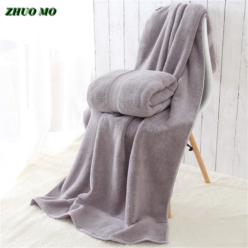 성인용 두꺼운 이집트 면 목욕 수건, 럭셔리 타올, 비치 테리, 80x160cm, 800g, 1 개