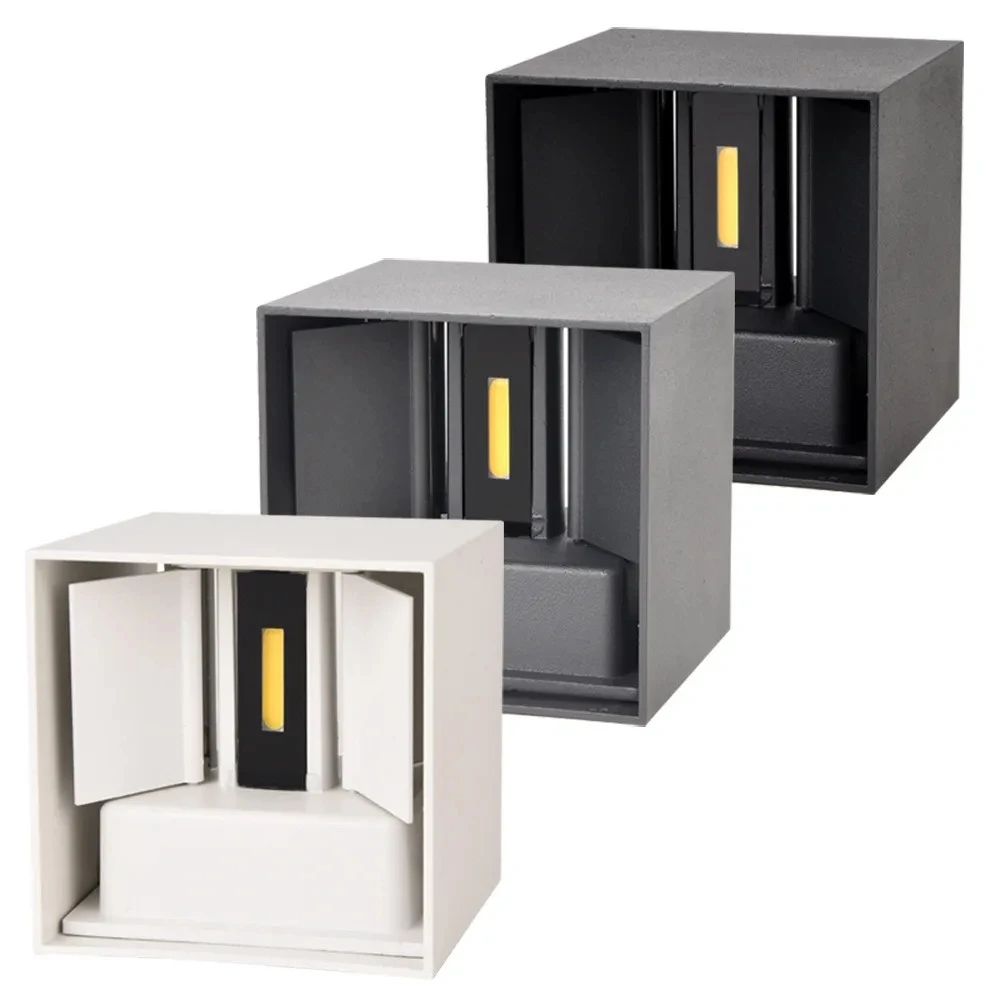 Up and Down LED Wall Lamp Waterproof IP65 Aluminium for Bedroom Living Room Corridor Indoor Outdoor Lighting
