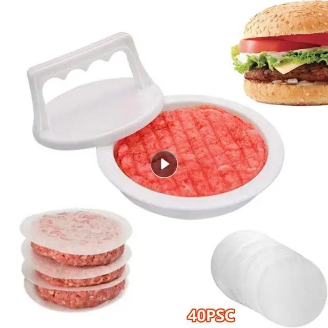 Hamburger Készítő Hús Marhahús Grill Press Burger Patty Penész Nem Tapadási Konyhai Szerszámok Kiegészítők