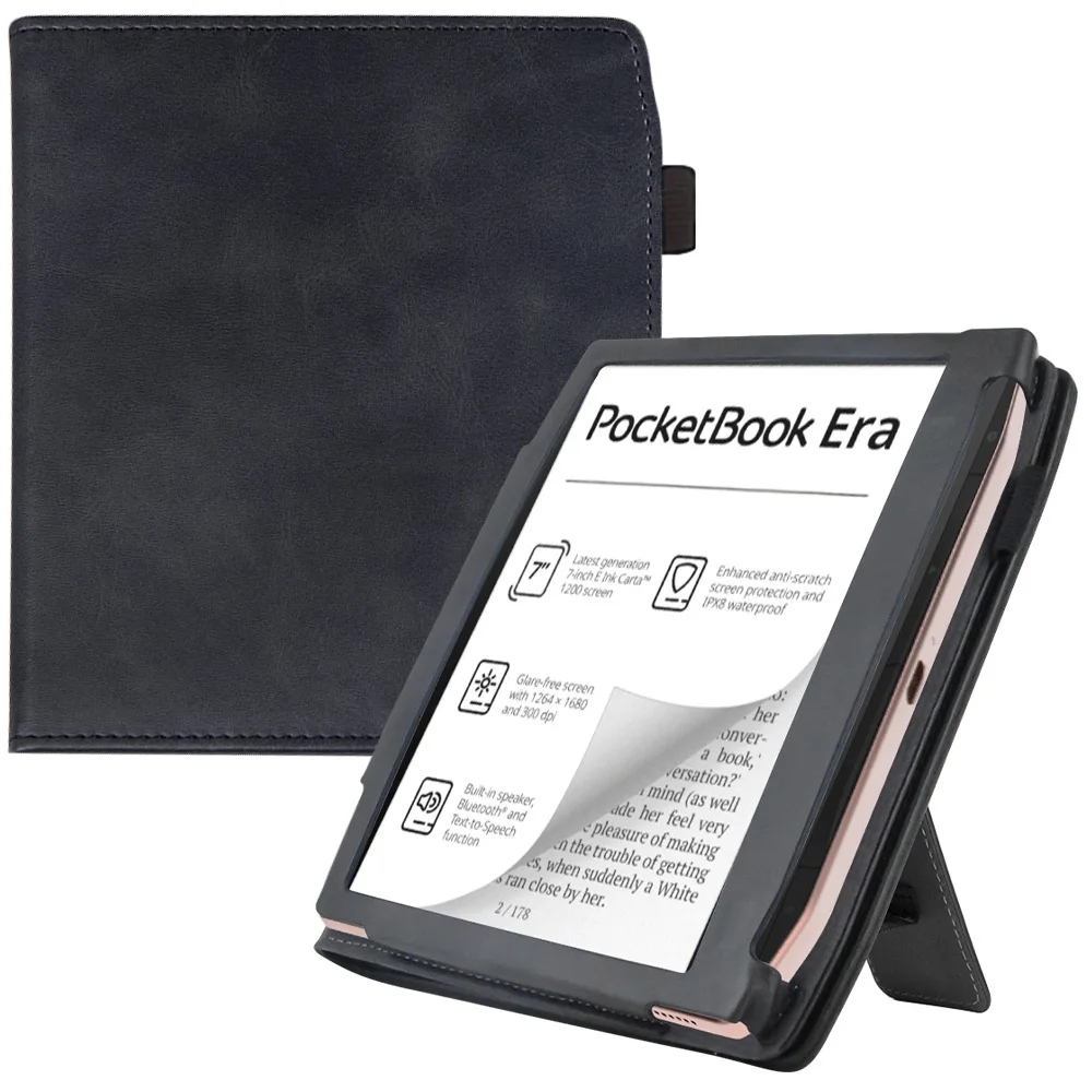 Premium 7 E-Reader Case with Hand Strap and Auto Sleep/Wake Feature