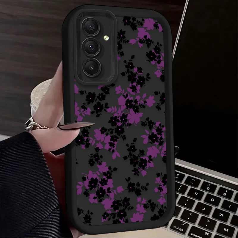 Charming Romantic Floral Phone Case - Decorative Back Cover