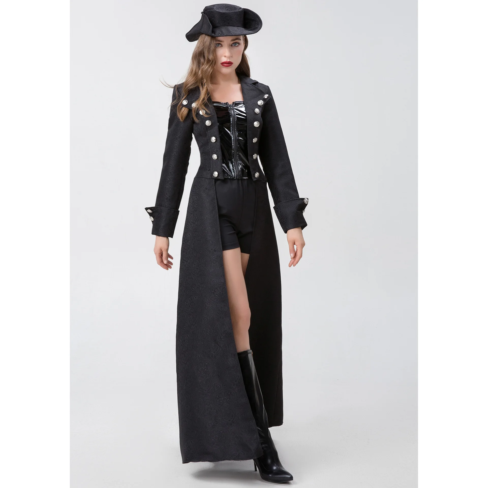 Déguisement Capitaine Pirate Sexy Gothique – photo 9