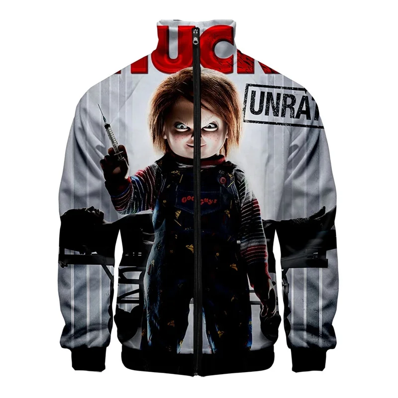 Coats Horror Movie Chucky Stand Collar Jackets Seed of Chucky