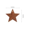 50PCS Metal Rusty Barn Star Primitives Rustic Country Tin Steel Stars Crafts Ornaments Accents Decor 3D 2025 6