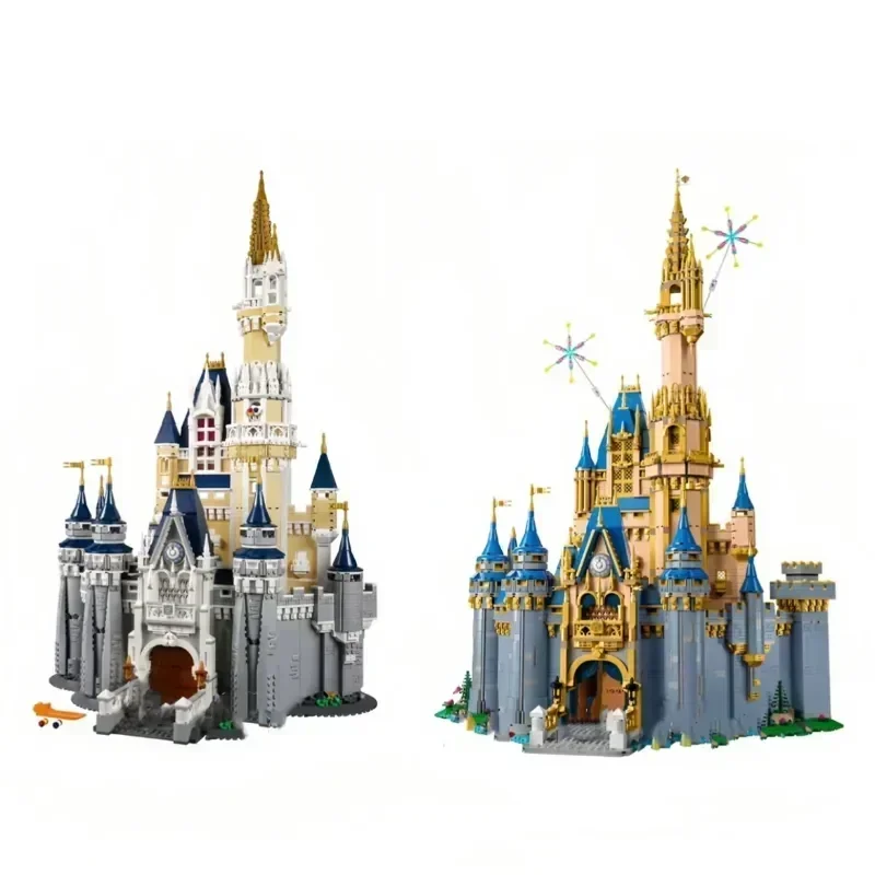 MINISO Disney Princess Castles Model Modular 71040s 43222s Building Blocks MOC Bricks Adults Toy Birthday Christmas Gifts 2