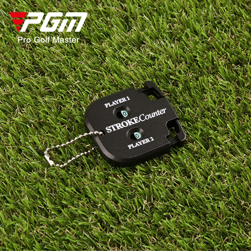 Mini Handy Golf Shot Count Stroke Putt Score Counter Two Digits Scoring Keeper With Key Chain Golf Accessorie Golf Training Aids