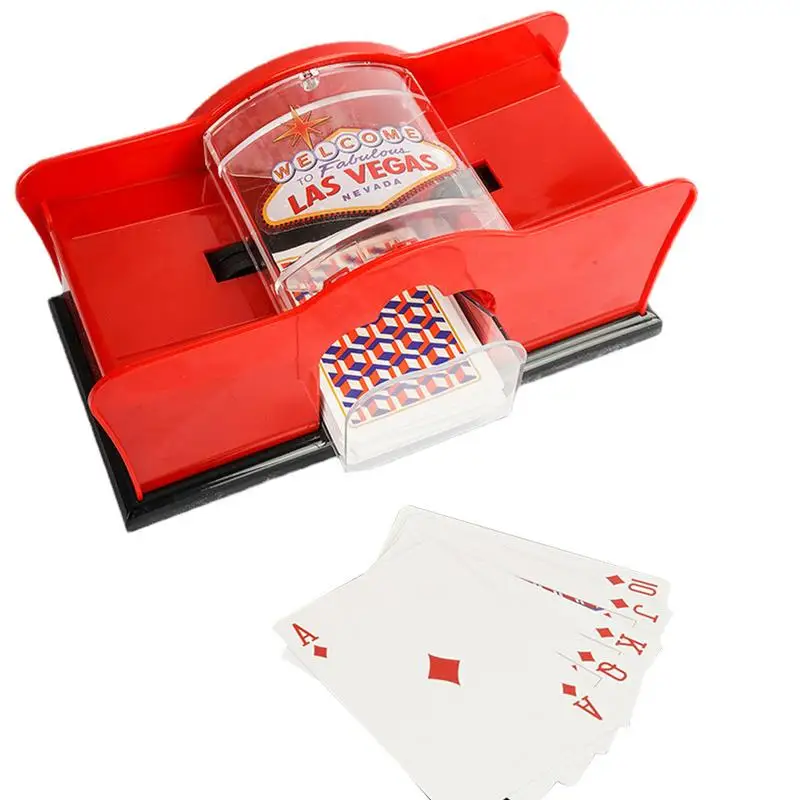 Manual Card Shuffler Poker Shuffle Machine For 2 Decks Of Cards