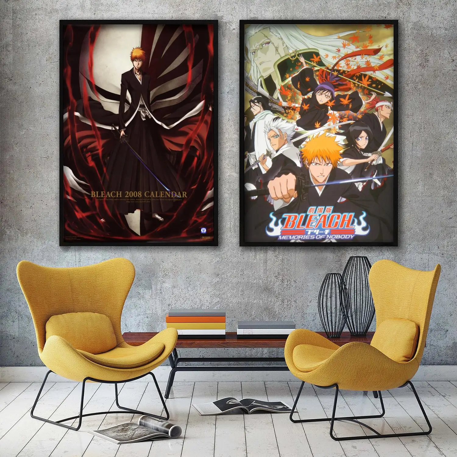 

bleach cartoon Decorative Painting Canvas 24x36 Poster Wall Art Living Room Posters Bedroom Painting