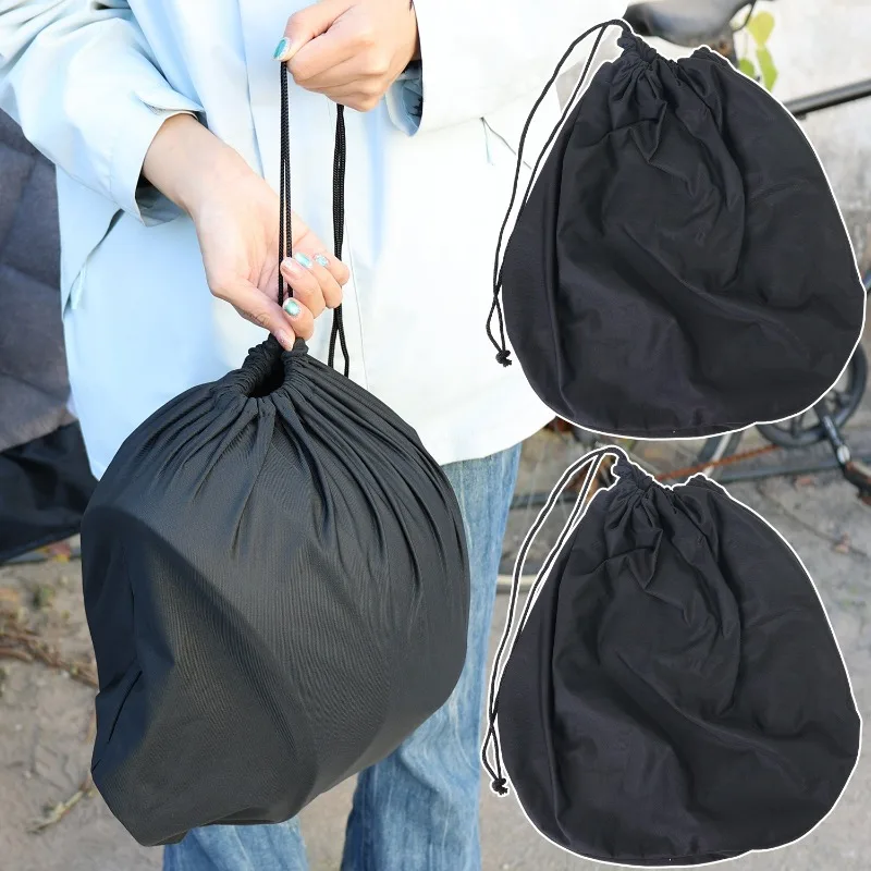 Universal Helmet Storage Bag Soft Drawstring Pocket for Motorcycle Scooter Moped Bicycle Full Half Helmet Lid Protect Bag