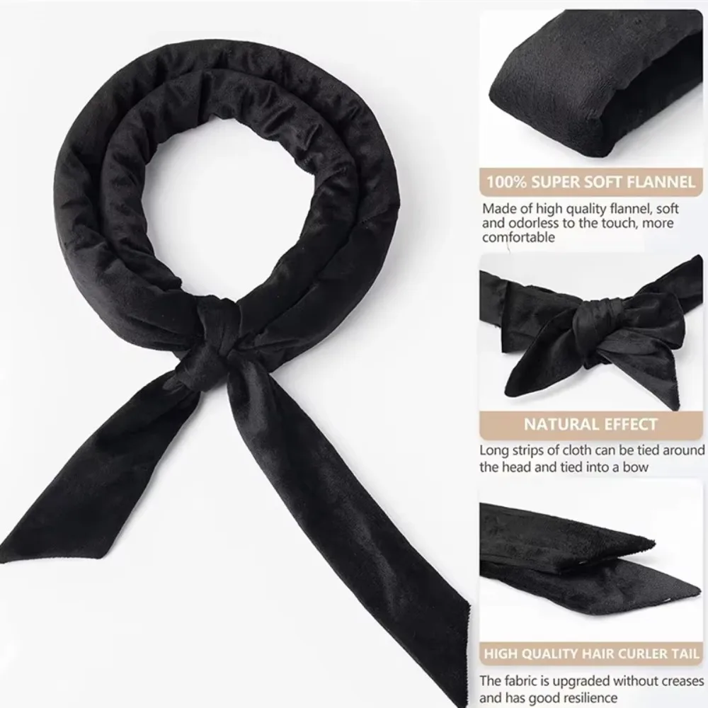 Hair Styling Tool Hair Curling Tools Heatless Curling Rod Headband No Heat Hair Curlers Silk Curls Lazy Hair Rollers Soft Sleeping Headband